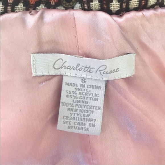 Charlotte Russe Embroidered Button-Up Vest - Picture 4 of 8